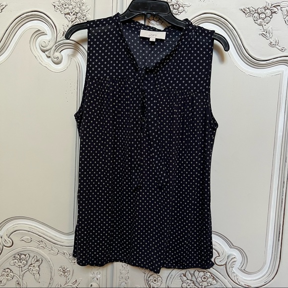 Women's LOFT Sleeveless Blouse - Size L - Picture 1 of 6